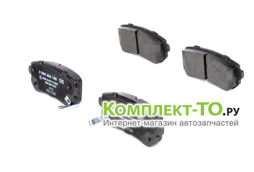 Колодки тормозные задние 2.0 4WD для ХУНДАЙ CRETA 58302M0A10 Колодки тормозные задние 2.0 4WD для ХУНДАЙ CRETA 58302M0A10